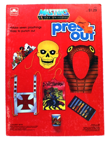 Masters of the Universe Press-Out Activity Book: Make seven playthings